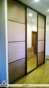 Шкафы купе на заказ с зеркалом недорого.